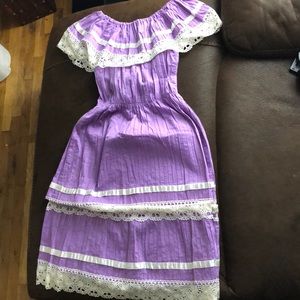 Stylish off shoulder midi dress